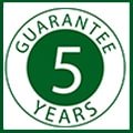 5 Year Guarantee