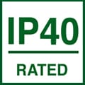 IP40 - Protected from tools and small wires greater than 1 millimeter.
