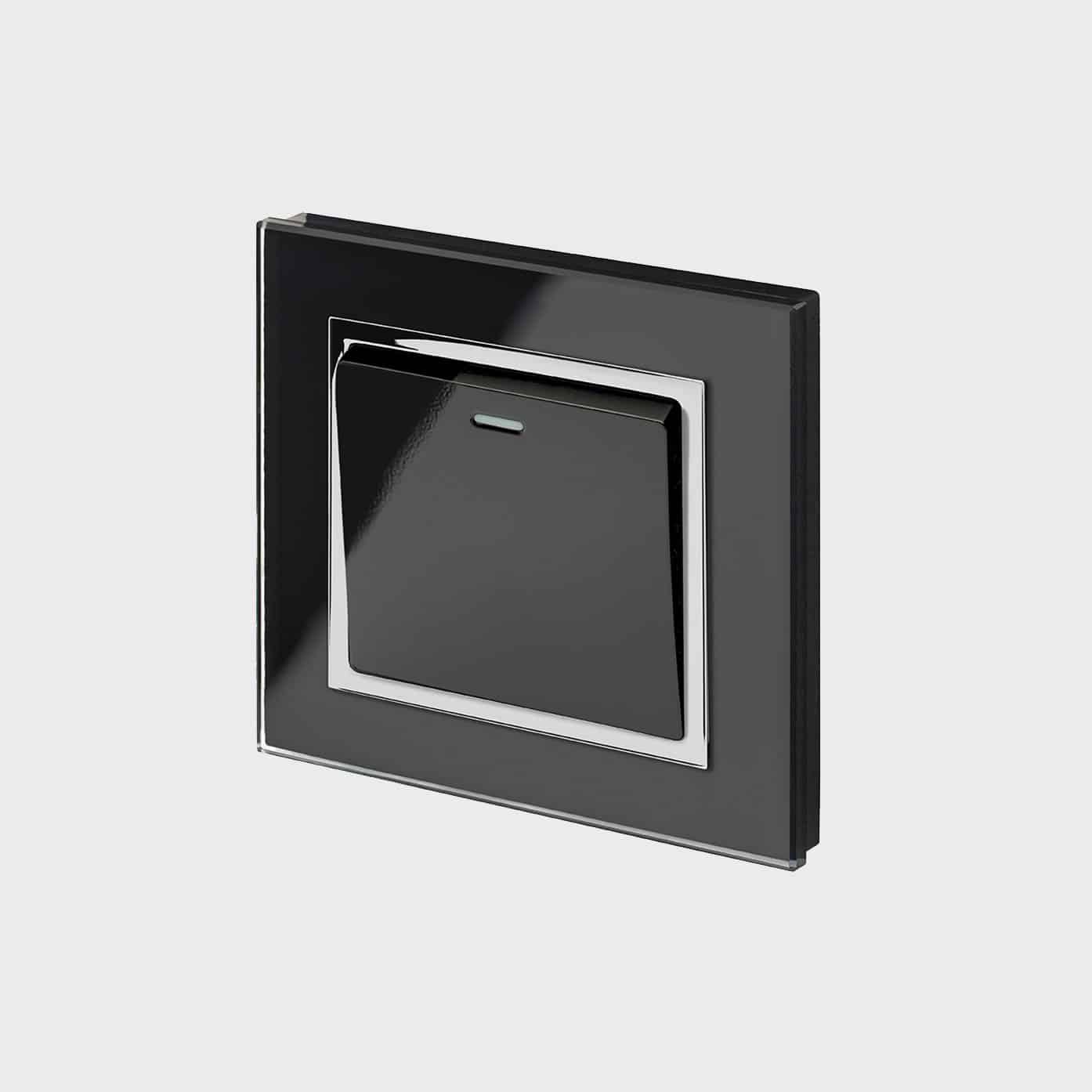 Retrotouch Enocean Black Smart Switch (1 Button)