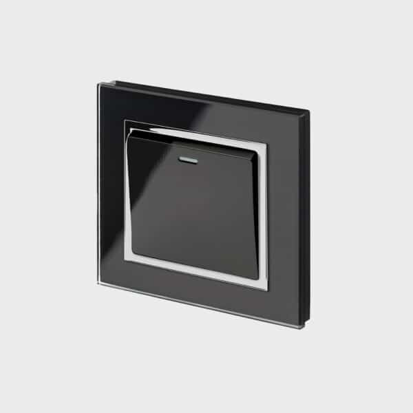 Retrotouch Enocean Black Smart Switch (1 Button)