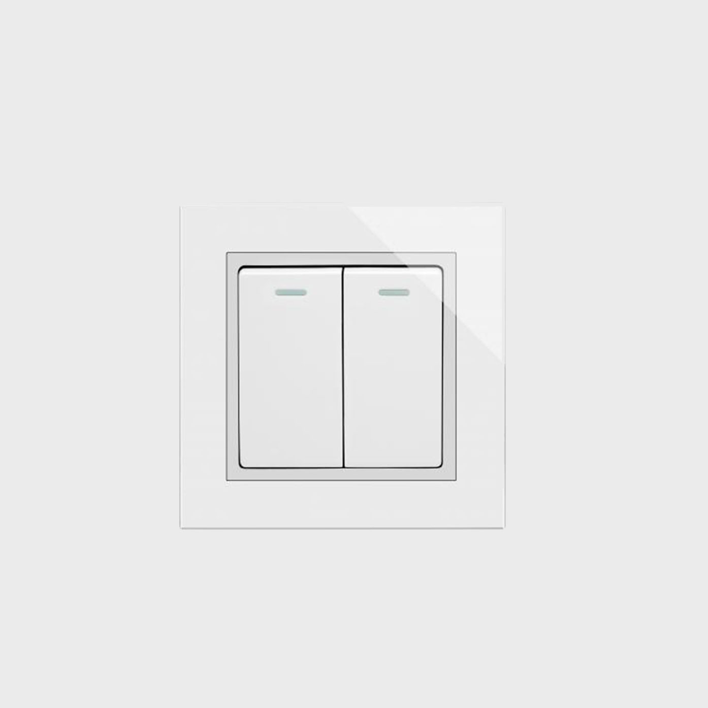 Retrotouch Enocean White Smart Switch (2 Buttons)
